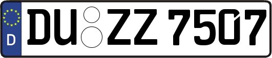 DU-ZZ7507