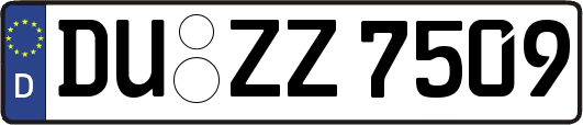 DU-ZZ7509