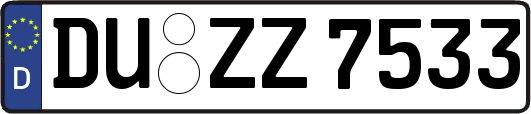 DU-ZZ7533