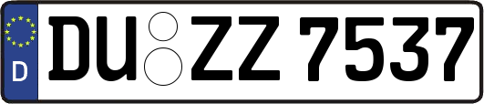 DU-ZZ7537