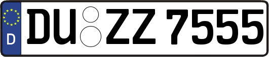 DU-ZZ7555