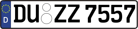 DU-ZZ7557