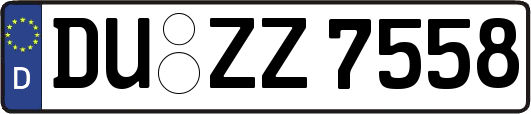DU-ZZ7558