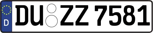 DU-ZZ7581