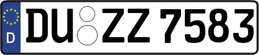 DU-ZZ7583
