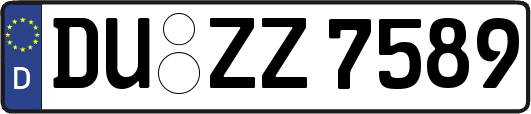 DU-ZZ7589