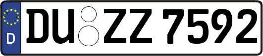 DU-ZZ7592