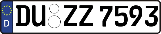 DU-ZZ7593