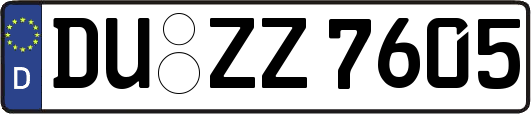 DU-ZZ7605