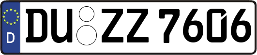 DU-ZZ7606