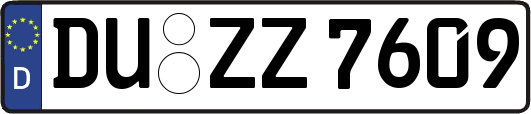DU-ZZ7609