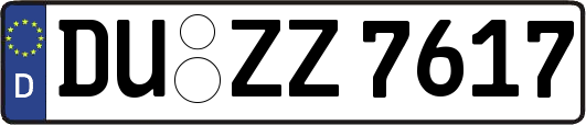 DU-ZZ7617