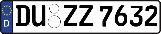 DU-ZZ7632