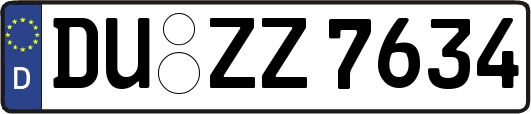DU-ZZ7634