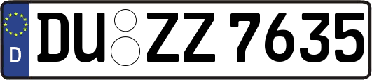 DU-ZZ7635