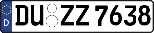 DU-ZZ7638