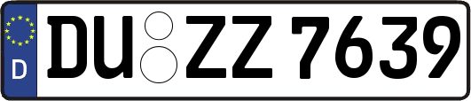 DU-ZZ7639