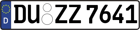 DU-ZZ7641