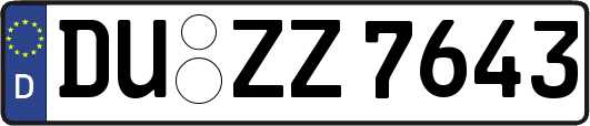 DU-ZZ7643