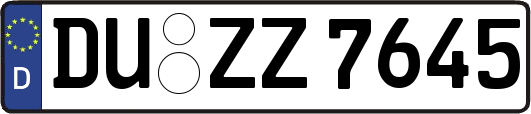 DU-ZZ7645