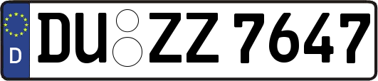 DU-ZZ7647