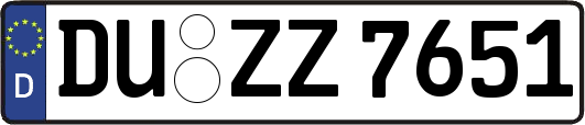 DU-ZZ7651
