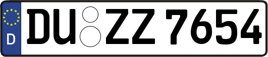 DU-ZZ7654