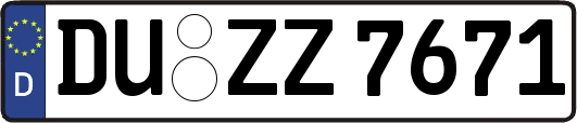 DU-ZZ7671