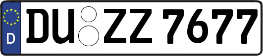 DU-ZZ7677