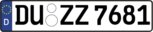 DU-ZZ7681