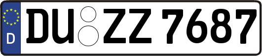 DU-ZZ7687