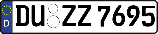 DU-ZZ7695