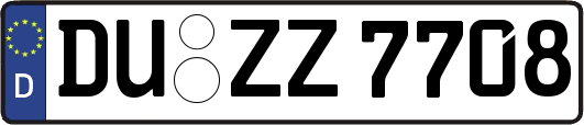 DU-ZZ7708