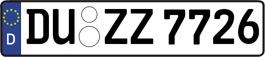 DU-ZZ7726