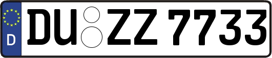 DU-ZZ7733
