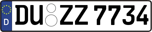 DU-ZZ7734