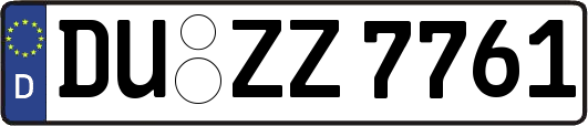 DU-ZZ7761