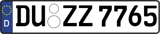 DU-ZZ7765