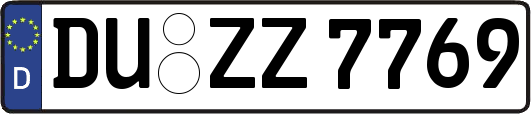 DU-ZZ7769