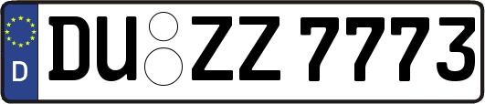 DU-ZZ7773