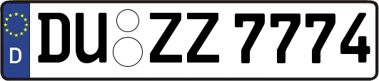 DU-ZZ7774