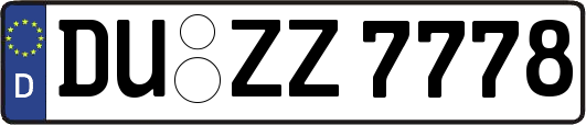 DU-ZZ7778