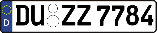 DU-ZZ7784