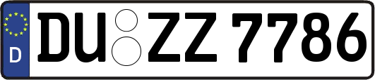 DU-ZZ7786