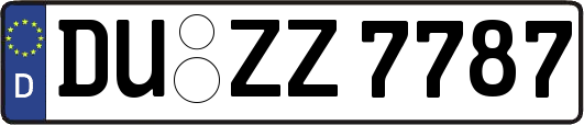 DU-ZZ7787