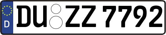 DU-ZZ7792