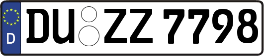 DU-ZZ7798