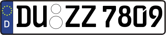 DU-ZZ7809