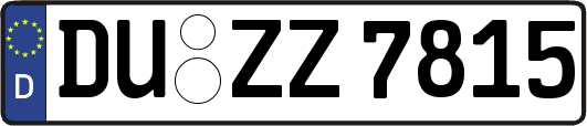 DU-ZZ7815