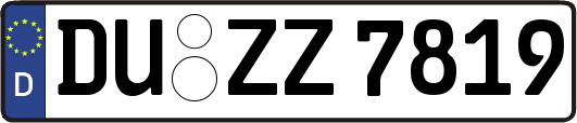DU-ZZ7819